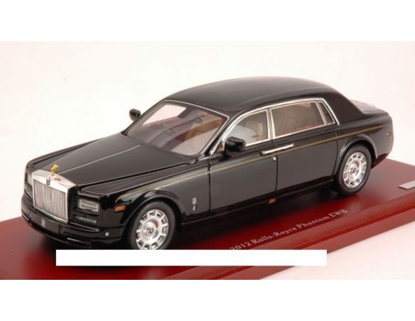 True Scale Miniatures TSM134348 ROLLS ROYCE PHANTOM EWB SEDAN 2012 DIAMOND BLACK 1:43 Modellino