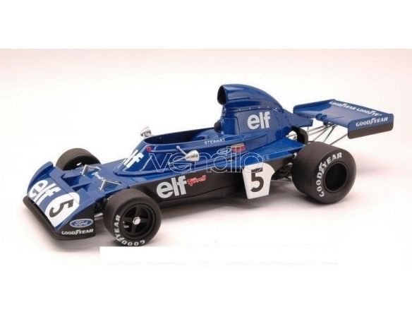 True Scale Miniatures TSM131810 TYRRELL 006 J.STEWART 1973 N.5 WINNER BELGIAN GP 1:18 Modellino