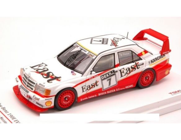 True Scale Miniatures TSM124347 MERCEDES 190E EVO2 N.7 DTM 1991 K.THIIM 1:43 Modellino