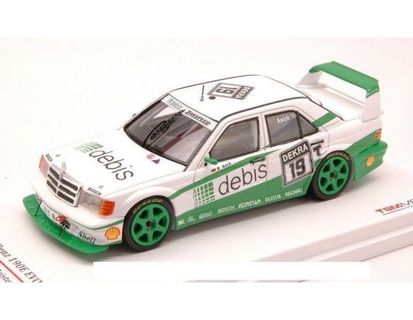 True Scale Miniatures TSM124348 MERCEDES 190E EVO2 N.19 DTM 1991 R.ASCH 1:43 Modellino