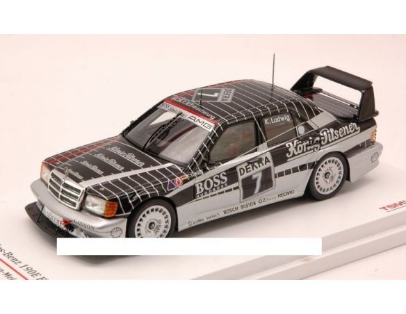True Scale Miniatures TSM124346 MERCEDES 190E EVO2 N.7 DTM 1990 LUDWIG 1:43 Modellino
