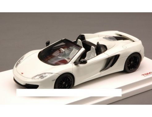 True Scale Miniatures TSM134339 MC LAREN MP4-12C SPIDER 2013 WHITE 1:43 Modellino