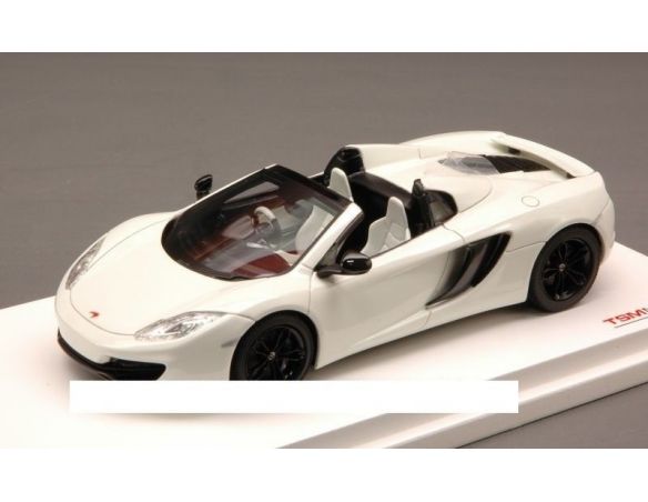 True Scale Miniatures TSM134339 MC LAREN MP4-12C SPIDER 2013 WHITE 1:43 Modellino