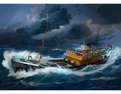Revell RV5204 NORTHSEA FISHING TRAWLER KIT 1:142 Modellino