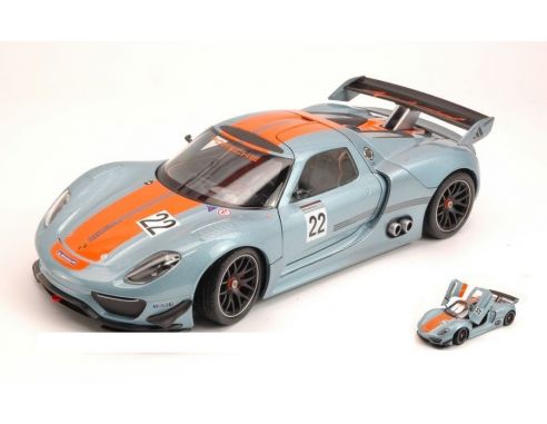 Welly WE0350 PORSCHE 918 RSR N.22 SALONE DETROIT 2011 1:24 Modellino
