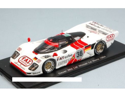 Spark Model S43LM94 PORSCHE DAUER N.36 WINNER LM 1994 BALDI-DALMAS-HAYWOOD 1:43 Modellino