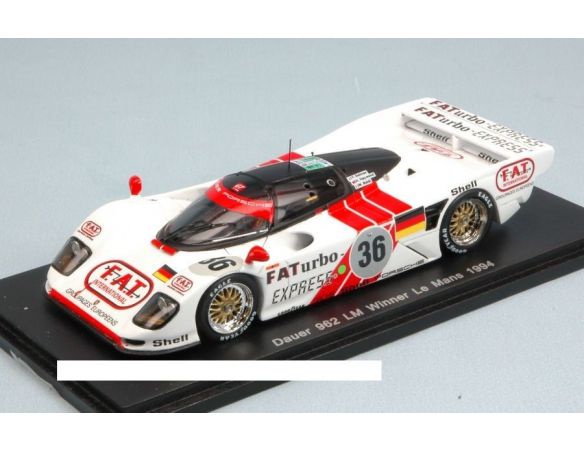 Spark Model S43LM94 PORSCHE DAUER N.36 WINNER LM 1994 BALDI-DALMAS-HAYWOOD 1:43 Modellino