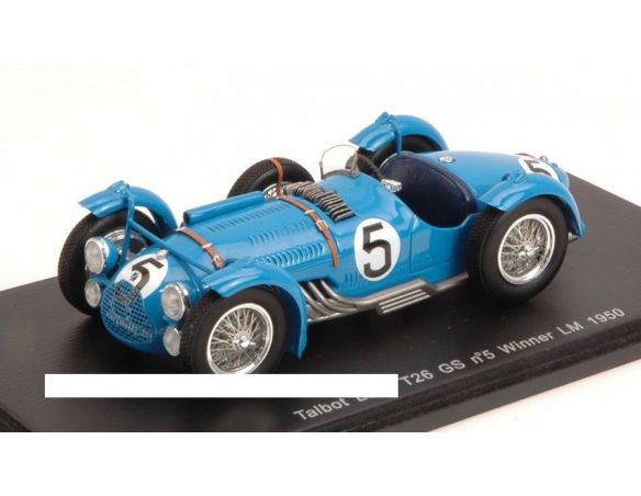 Spark Model S43LM50 TALBOT LAGO T26 N.5 WINNER LM 1950 L.ROSIER-J-L.ROSIER 1:43 Modellino