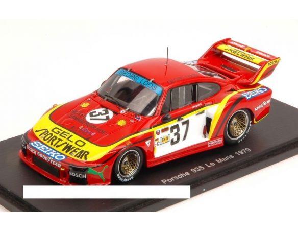 Spark Model S4166 PORSCHE 935 N.37 RETIRED LM 1979 FITZPATRICK-GROHS-LAFOSSE 1:43 Modellino