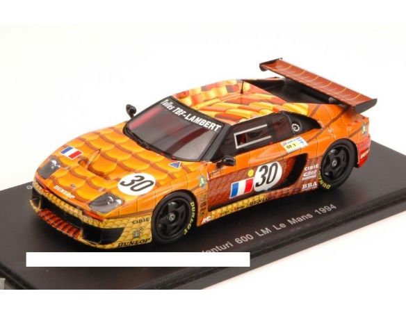 Spark Model S2278 VENTURI 600 N.30 20th LM 1994 POULAIN-CHAUVIN-J.L.MAURY-LARIBIERE 1:43 Modellino