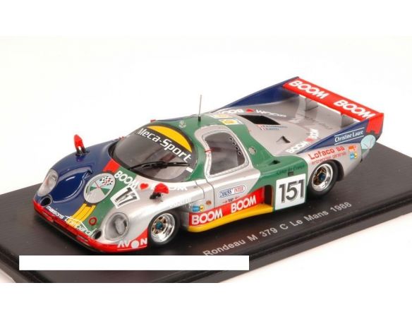 Spark Model S2271 RONDEAU M 379 C N.151 27th LM 1988 P.A.LOMBARDI-B.SOTTY 1:43 Modellino
