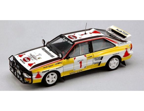 Trofeu TF1613 AUDI QUATTRO N.1 3rd SAFARI 1984 MIKKOLA-HERTZ 1:43 Modellino