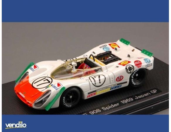 Ebbro EB44711 PORSCHE 908 N.17 JAPAN GP 1969 1:43 Modellino