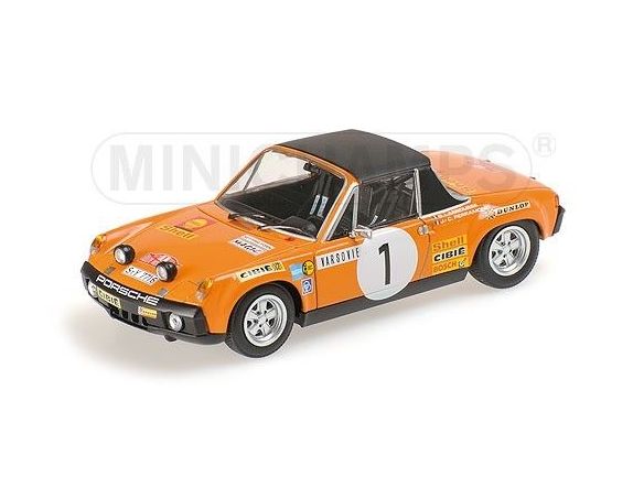 Minichamps PM400716501 PORSCHE 914/6 N.1 RETIRED MONTE CARLO 1971 LARROUSSE-PERRAMONT 1:43 Modellino