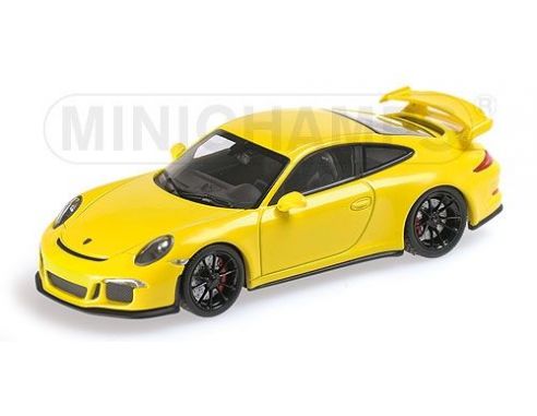 Minichamps PM410062021 PORSCHE 911 GT3 2012 YELLOW 1:43 Modellino