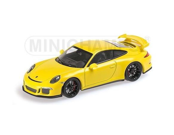 Minichamps PM410062021 PORSCHE 911 GT3 2012 YELLOW 1:43 Modellino