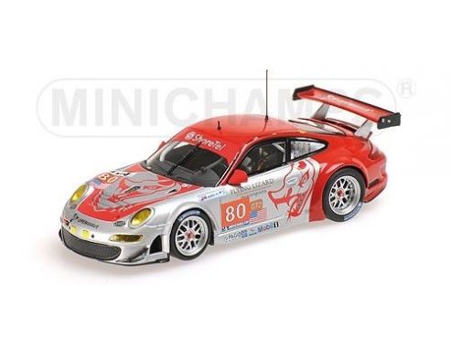 Minichamps PM410106980 PORSCHE 997 GT3 N.80 46th LM 2010 NEIMAN-LAW-BERGMEISTER 1:43 Modellino