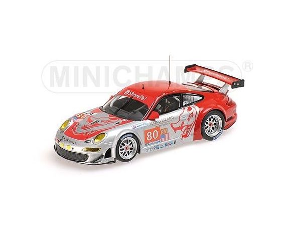 Minichamps PM410106980 PORSCHE 997 GT3 N.80 46th LM 2010 NEIMAN-LAW-BERGMEISTER 1:43 Modellino