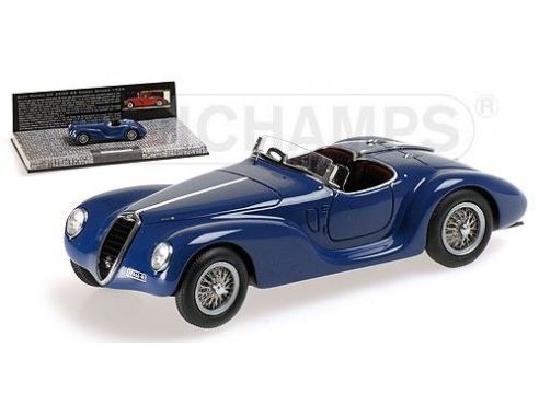 Minichamps PM437120232 ALFA ROMEO 6C 2500 SS CORSA SPIDER 1939 BLUE 1:43 Modellino