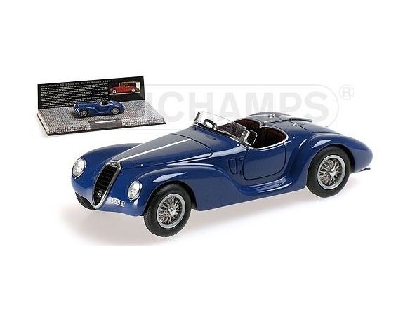 Minichamps PM437120232 ALFA ROMEO 6C 2500 SS CORSA SPIDER 1939 BLUE 1:43 Modellino