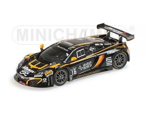 Minichamps PM437141316 MC LAREN 12C GT3 N.16 DNF 24H SPA 2014 VASILYEV-ASMER-SPLENGER 1:43 Modellino