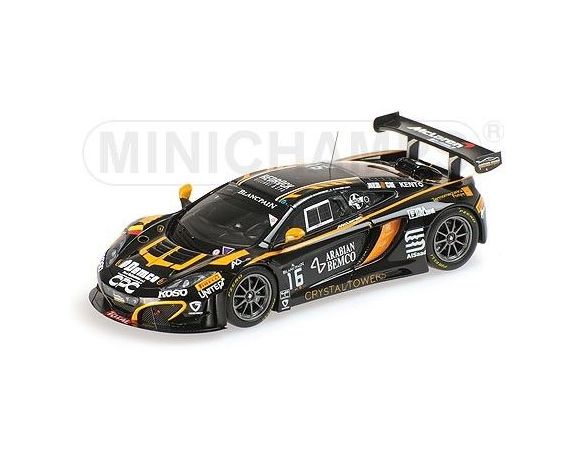 Minichamps PM437141316 MC LAREN 12C GT3 N.16 DNF 24H SPA 2014 VASILYEV-ASMER-SPLENGER 1:43 Modellino