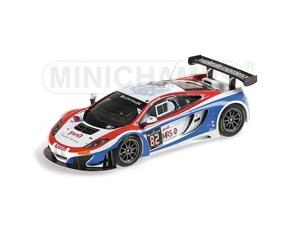 Minichamps PM437141382 MC LAREN 12C GT3 N.82 RETIRED 24H SPA 2014 SPRENGLER-ASMER 1:43 Modellino