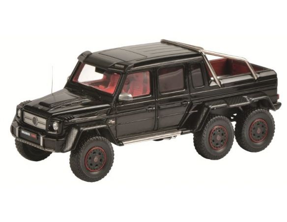 Schuco SH8901 BRABUS B63 S700 6x6 2013 BLACK 1:43 Modellino