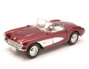 Yat Ming YM24201BG CHEVROLET CORVETTE 1957 AMARANT METALLIC 1:24 Modellino
