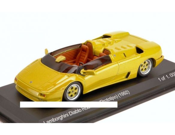 White Box WB506 LAMBORGHINI DIABLO ROADSTER PROTOTIPO 1992 MUSTARD 1:43 Modellino