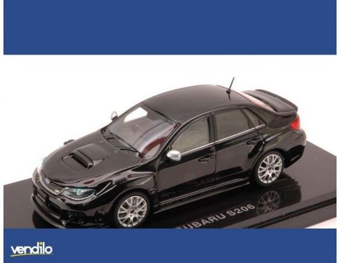 Ebbro EB44783 SUBARU WRX STI S206 2011 BLACK 1:43 Modellino