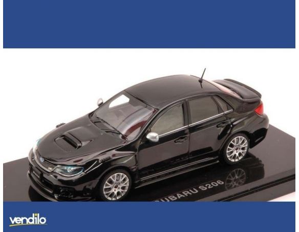 Ebbro EB44783 SUBARU WRX STI S206 2011 BLACK 1:43 Modellino