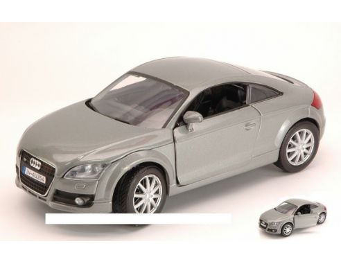 Motormax MTM73340SL AUDI TT COUPE' 2a SERIE 2006 SILVER 1:24 Modellino