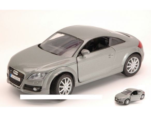 Motormax MTM73340SL AUDI TT COUPE' 2a SERIE 2006 SILVER 1:24 Modellino
