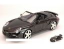 Motormax MTM73348BK PORSCHE 911 (997) TURBO CABRIO 2005 BLACK 1:24 Modellino