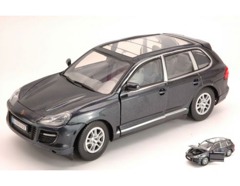 Motormax MTM73345BK PORSCHE CAYENNE TURBO 2008 BLACK 1:24 Modellino