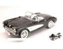 Yat Ming YM92018BK CHEVROLET CORVETTE 1957 BLACK 1:18 Modellino