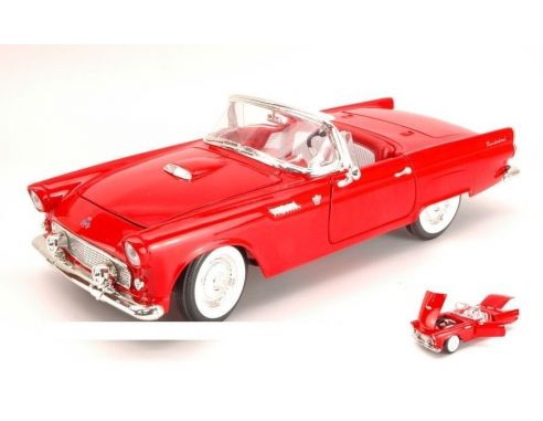 Yat Ming YM92068RD FORD THUNDERBIRD CONVERTIBLE HARD TOP 1955 RED 1:18 Modellino
