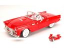 Yat Ming YM92068RD FORD THUNDERBIRD CONVERTIBLE HARD TOP 1955 RED 1:18 Modellino
