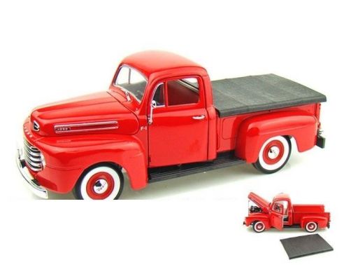 Yat Ming YM92218RD FORD F 1 PICK UP 1948 RED 1:18 Modellino
