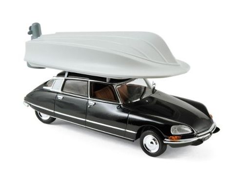 Norev NV157072 CITROEN DS 21 PALLAS 1972 WITH BOAT IN GOPPA 1:43 Modellino