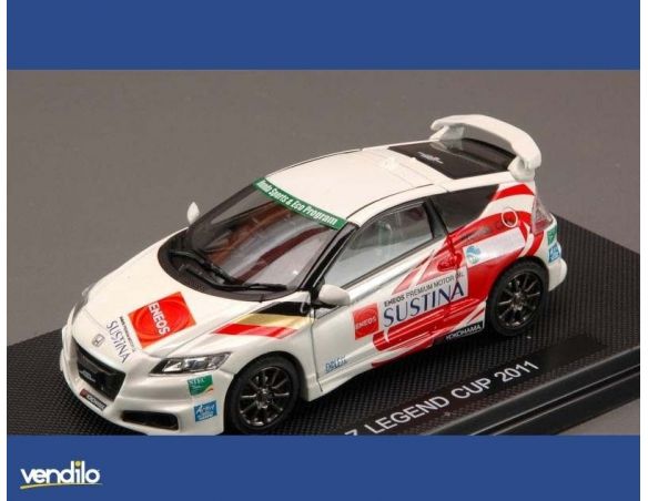 Ebbro EB44797 HONDA CR-Z LEGEND CUP 2011 WHITE (DECALS FOR N.18/20/24/81) 1:43 Modellino