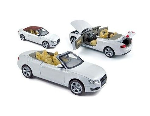 Norev NV188351 AUDI A5 CABRIOLET 2009 WHITE 1:18 Modellino
