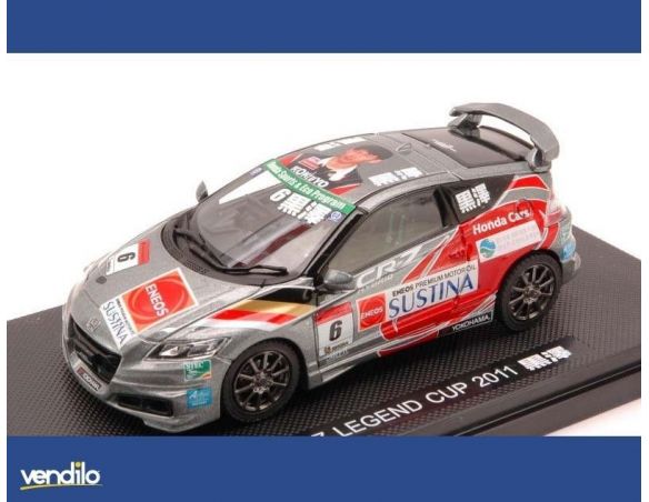 Ebbro EB44798 HONDA CR-Z N.6 KUROSAWA LEGEND CUP 2011 1:43 Modellino