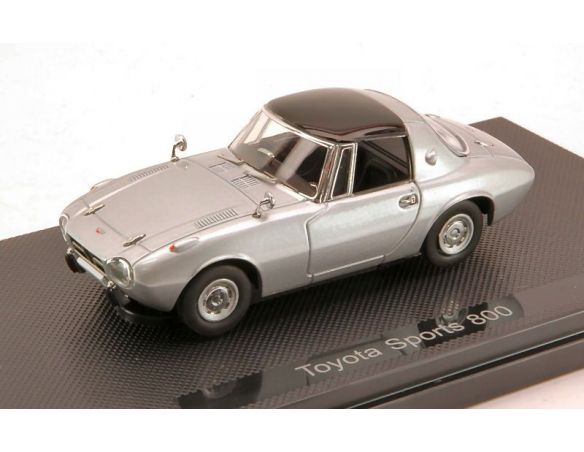 Ebbro EB44800 TOYOTA SPORTS 800 1965 SILVER 1:43 Modellino