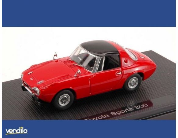 Ebbro EB44801 TOYOTA SPORTS 800 1965 RED 1:43 Modellino
