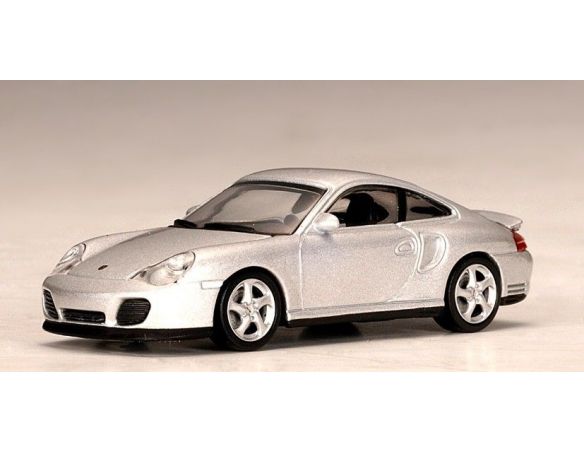 Auto Art / Gateway 20312 PORSCHE 911 TURBO 996 SILVER 1/64 Modellino
