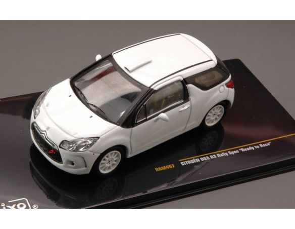 Ixo model RAM457 CITROEN DS3 R3 RALLY SPEC READY TO RACE 1:43 Modellino