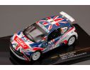Ixo model RAM442 PEUGEOT 207 S2000 N.1 WINNER OF SATA RALLY ACORES 2010 1:43 Modellino