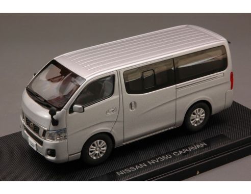 Ebbro EB44847 NISSAN NV350 CARAVAN 2012 SILVER 1:43 Modellino